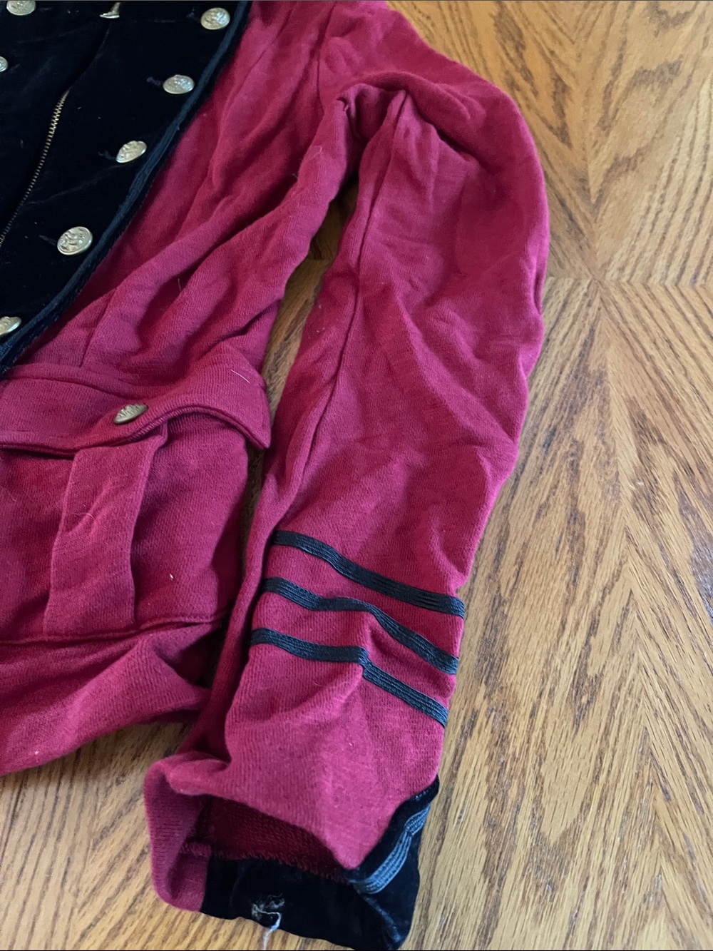 Vintage Ralph Lauren denim & supply Women's Military-Style Red Jacket - Picture 4 of 7